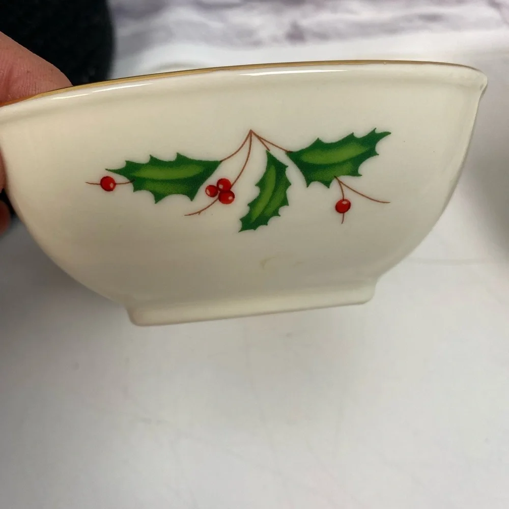 Lenox Holiday China Set of‎ Two Bowls